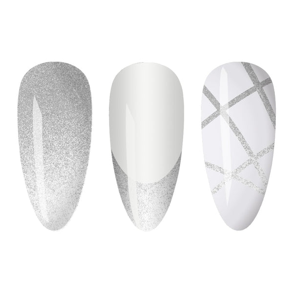  LDS Gel Polish Nail Art Liner - Silver 21 (ver 2) by LDS sold by DTK Nail Supply