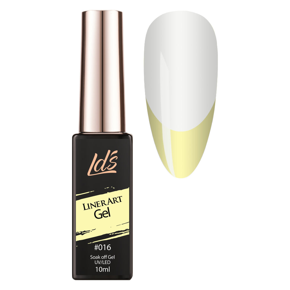 LDS Gel Polish Nail Art Liner - Pastel Yellow 16 (ver 2)