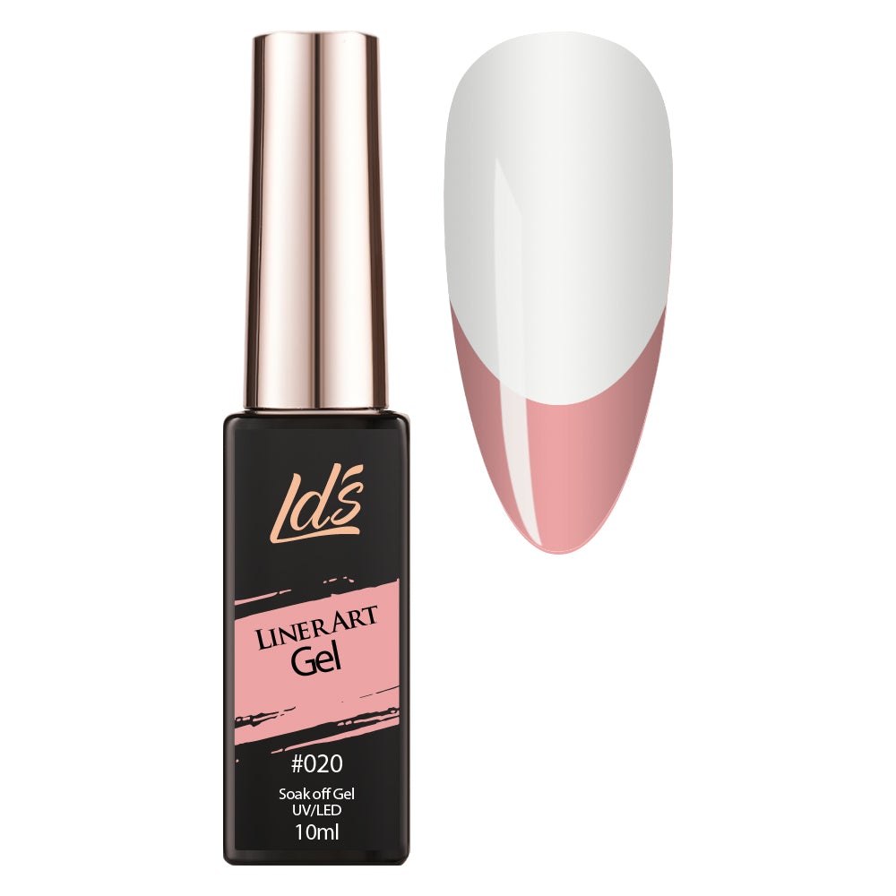 LDS Gel Polish Nail Art Liner - Pastel Pink 20 (ver 2)