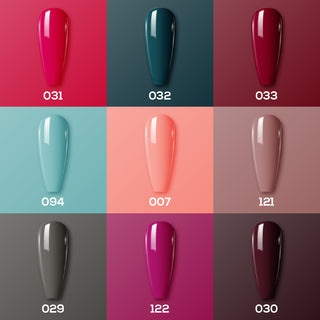  WINTER MOOD - LDS Holiday Healthy Nail Lacquer Collection: 007; 029; 030; 031; 032; 033; 094; 121; 122 by LDS sold by DTK Nail Supply