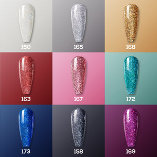  KEEP IT PLAYFUL - LDS Holiday Healthy Nail Lacquer Collection: 150, 158, 163, 165, 167, 168, 169, 172, 173 by LDS sold by DTK Nail Supply