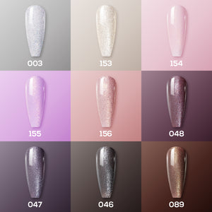  SOFT GLAM - LDS Holiday Healthy Nail Lacquer Collection: 003; 046; 047; 048; 089; 153; 154; 155; 156 by LDS sold by DTK Nail Supply