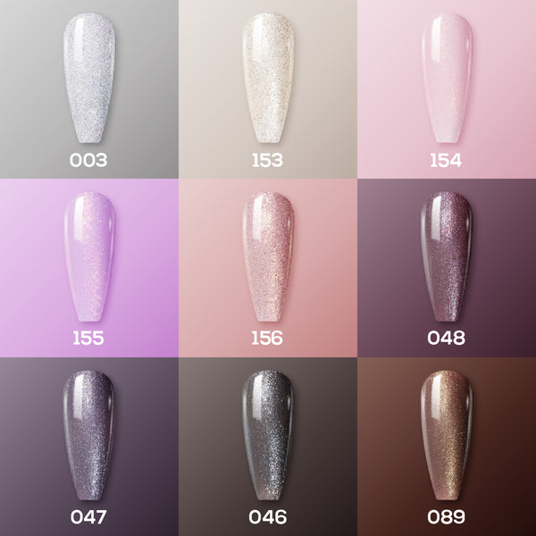  SOFT GLAM - LDS Holiday Healthy Nail Lacquer Collection: 003; 046; 047; 048; 089; 153; 154; 155; 156 by LDS sold by DTK Nail Supply
