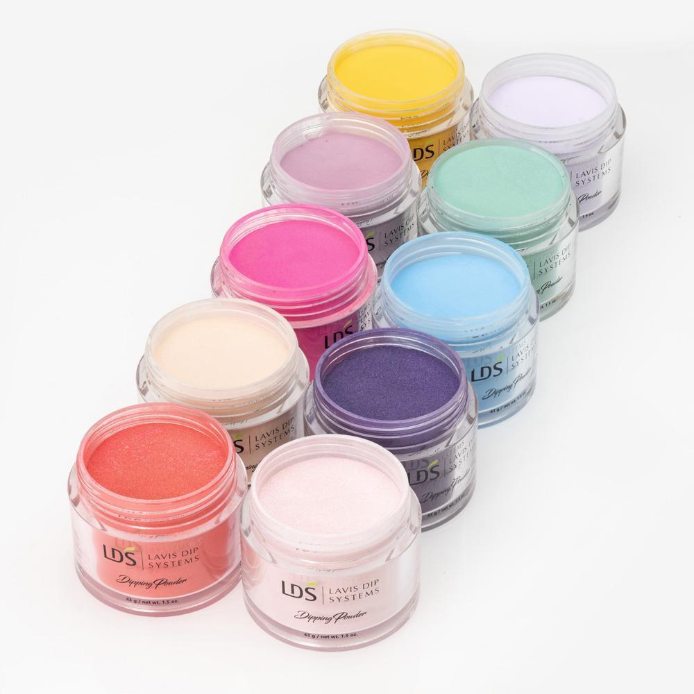  LDS Summer Collection 1.5oz/ea - 010, 011, 018, 019, 120, 143, 115, 131, 142, 134 by LDS sold by DTK Nail Supply