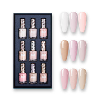  BARE NECESSITIES - LDS Holiday Healthy Nail Lacquer Collection: 057; 050; 051; 053; 180; 181; 049; 108; 077 by LDS sold by DTK Nail Supply