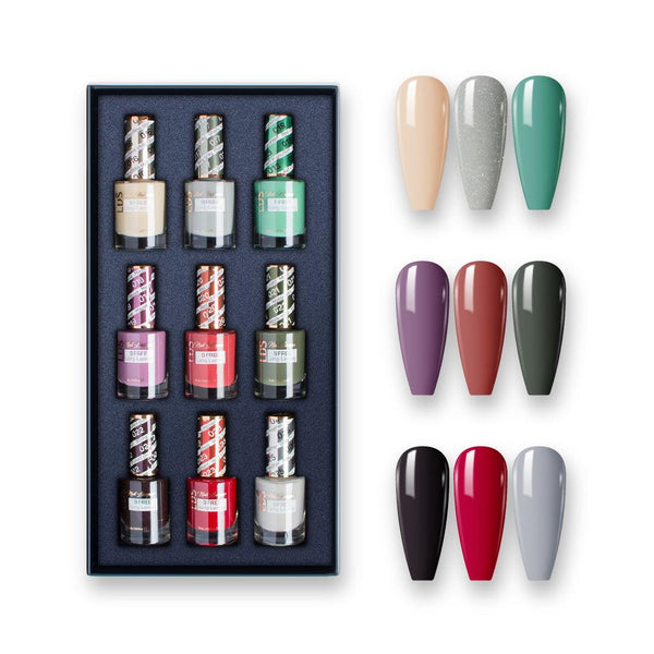  COOL VIBES - LDS Holiday Healthy Nail Lacquer Collection: 016; 017; 018; 019; 020; 021; 022; 023; 025 by LDS sold by DTK Nail Supply
