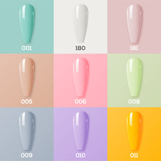  DREAMY DREAM - LDS Holiday Nail Lacquer Collection: 001; 180; 181; 005; 006; 008; 009; 010; 011 by LDS sold by DTK Nail Supply