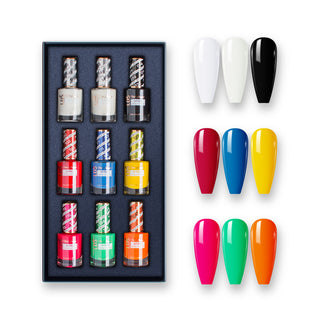  THE NEW CLASSICS - LDS Holiday Healthy Nail Lacquer Collection: 074; 100; 101; 103; 104; 111; 115; 148; 149 by LDS sold by DTK Nail Supply