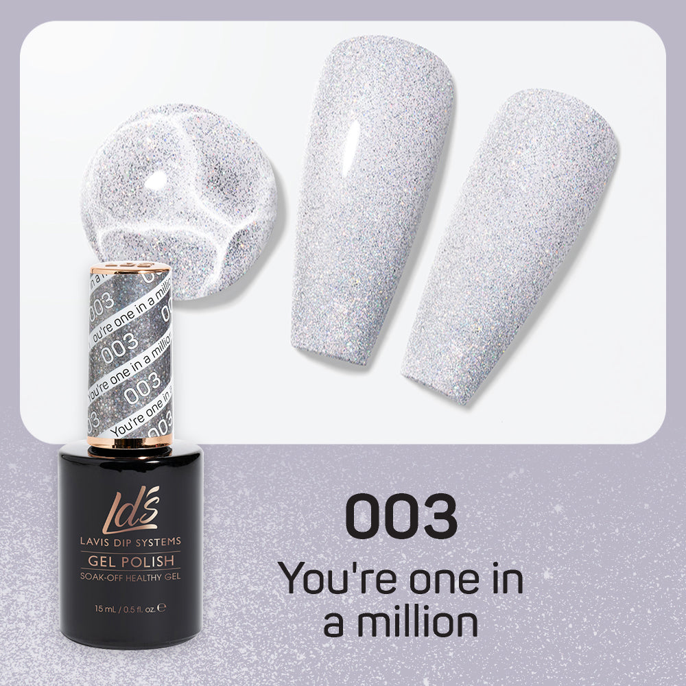  LDS Gel Nail Polish Duo - 003 You're One In A Million by LDS sold by DTK Nail Supply