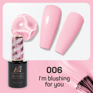  LDS Gel Polish 006 - Pink Colors - I'm Blushing For You by LDS sold by DTK Nail Supply