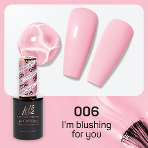  LDS Gel Nail Polish Duo - 006 I'm Blushing For You by LDS sold by DTK Nail Supply