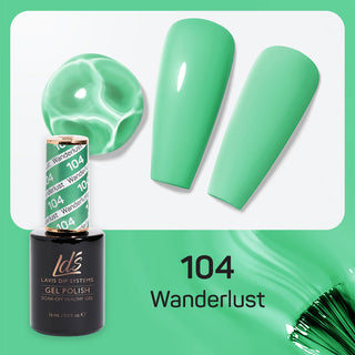  LDS Gel Polish 104 - Green Colors - Wanderlust by LDS sold by DTK Nail Supply