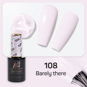  LDS Gel Nail Polish Duo - 108 Barely There by LDS sold by DTK Nail Supply