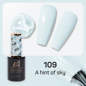  LDS Gel Nail Polish Duo - 109 A Hint Of Sky by LDS sold by DTK Nail Supply