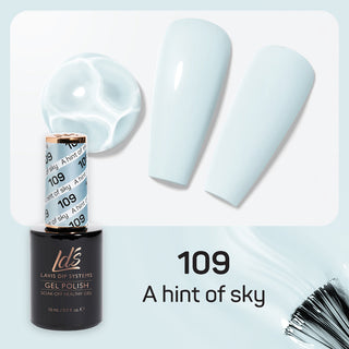  LDS Gel Polish 109 - Blue Colors - A Hint Of Sky by LDS sold by DTK Nail Supply