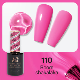 LDS Gel Nail Polish Duo - 110 Purple Colors - Boom Shakalaka by LDS sold by DTK Nail Supply