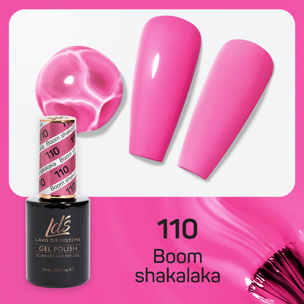  LDS Gel Nail Polish Duo - 110 Boom Shakalaka by LDS sold by DTK Nail Supply