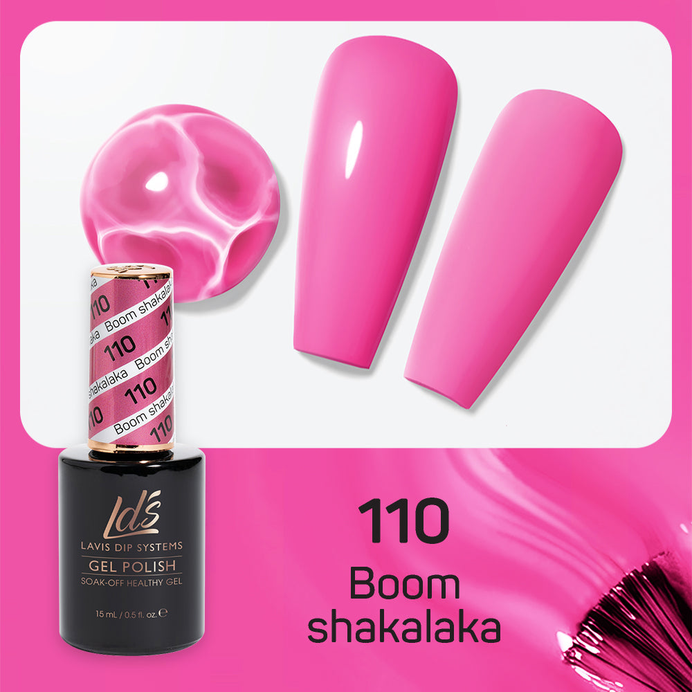  LDS Hema Free Gel Polish 110 - Boom Shakalaka by LDS HEMA FREE GEL POLISH sold by DTK Nail Supply