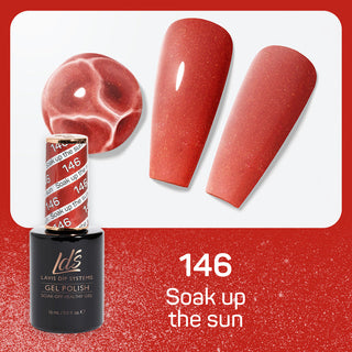  LDS Gel Polish 146 - Orange Colors - Soak Up The Sun by LDS sold by DTK Nail Supply