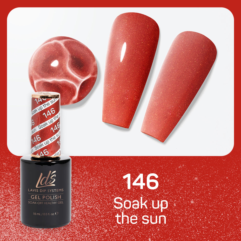  LDS Gel Nail Polish Duo - 146 Soak Up The Sun by LDS sold by DTK Nail Supply