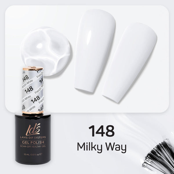  LDS Hema Free Gel Polish 148 - French White by LDS HEMA FREE GEL POLISH sold by DTK Nail Supply