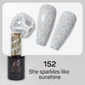  LDS Hema Free Gel Polish 152 - Confetti by LDS HEMA FREE GEL POLISH sold by DTK Nail Supply
