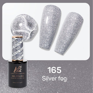  LDS Gel Polish 165 - Glitter, Silver Colors - Silver Fog by LDS sold by DTK Nail Supply