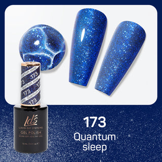  LDS Gel Polish 173 - Blue, Glitter Colors - Quantum Sleep by LDS sold by DTK Nail Supply