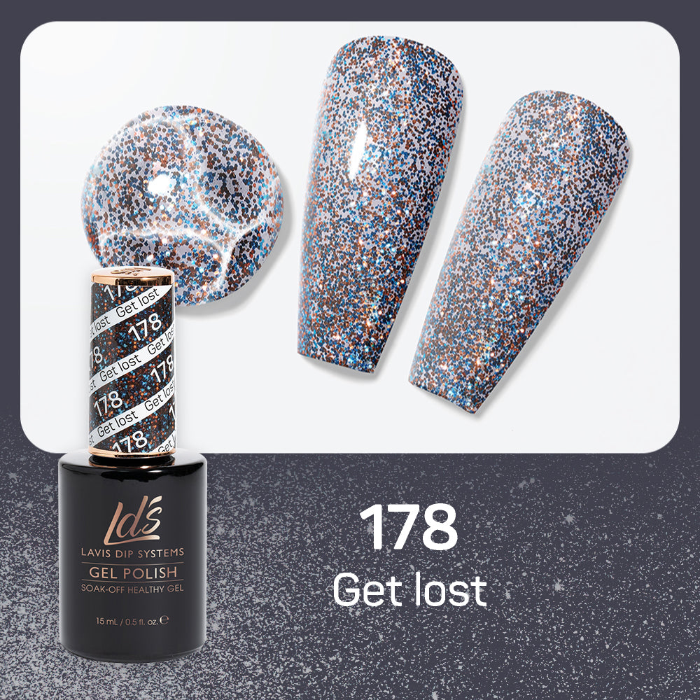 LDS Gel Nail Polish Duo - 178 Get Lost by LDS sold by DTK Nail Supply