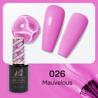  LDS Gel Polish 026 - Purple Colors - Mauvelous by LDS sold by DTK Nail Supply