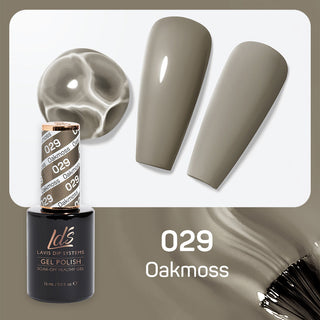  LDS Gel Nail Polish Duo - 029 Gray Colors - Oakmoss by LDS sold by DTK Nail Supply