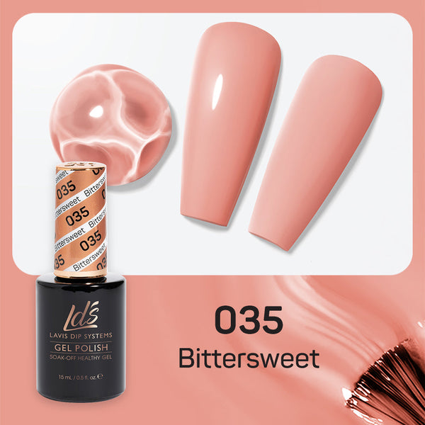  LDS Hema Free Gel Polish 035 - Bittersweet by LDS HEMA FREE GEL POLISH sold by DTK Nail Supply