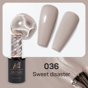  LDS Hema Free Gel Polish 036 - Sweet Disaster by LDS HEMA FREE GEL POLISH sold by DTK Nail Supply