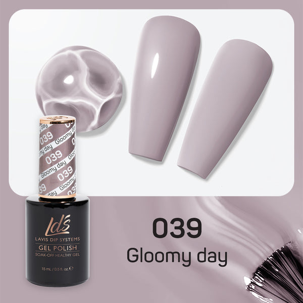 LDS Gel Nail Polish Duo - 039 Gloomy Day by LDS sold by DTK Nail Supply