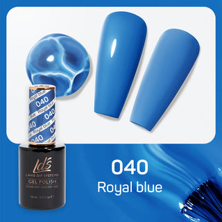  LDS Gel Polish 040 - Blue Colors - Royal Blue by LDS sold by DTK Nail Supply