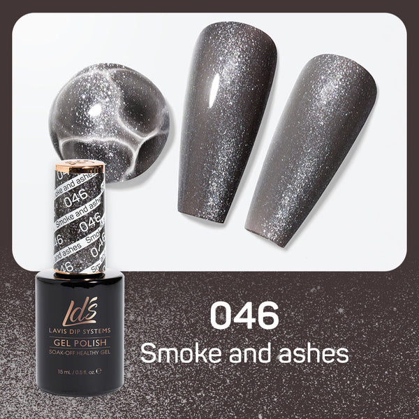  LDS Hema Free Gel Polish 046 - Smoke And Ashes by LDS HEMA FREE GEL POLISH sold by DTK Nail Supply
