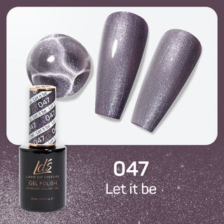  LDS Gel Polish 047 - Glitter, Purple Colors - Let It Be by LDS sold by DTK Nail Supply