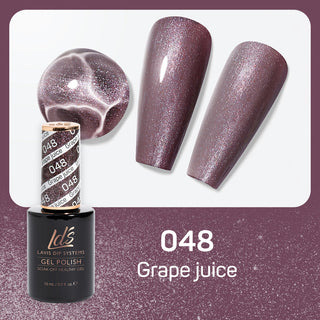 LDS Gel Polish 048 - Glitter, Purple Colors - Grape Juice by LDS sold by DTK Nail Supply