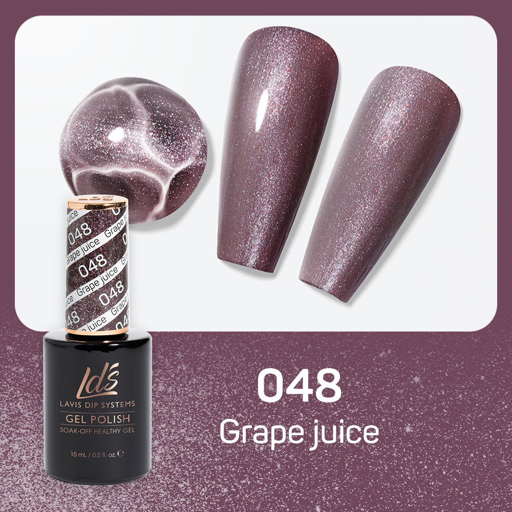  LDS Gel Nail Polish Duo - 048 Grape Juice by LDS sold by DTK Nail Supply