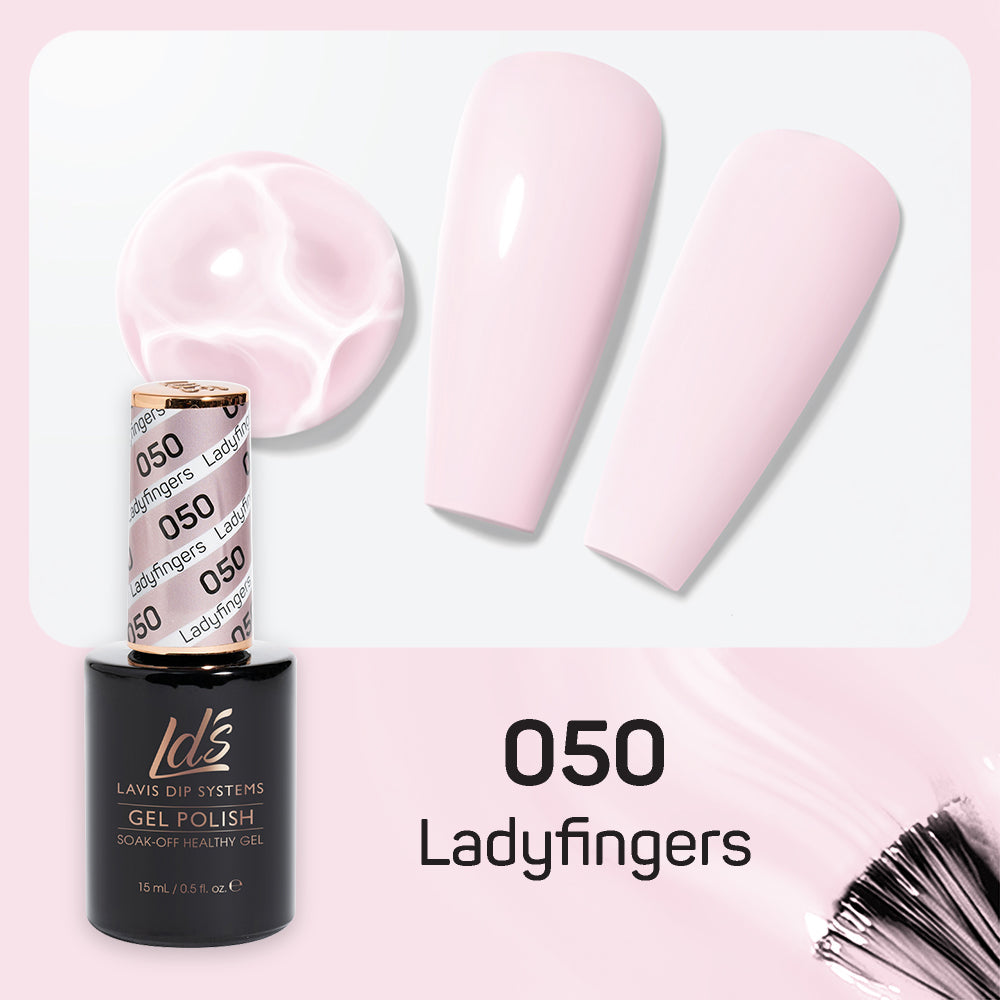  LDS Hema Free Gel Polish 050 - Ladyfingers by LDS HEMA FREE GEL POLISH sold by DTK Nail Supply