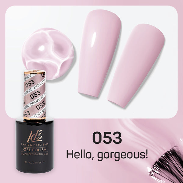 LDS Gel Nail Polish Duo - 053 Hello, Gorgeous by LDS sold by DTK Nail Supply