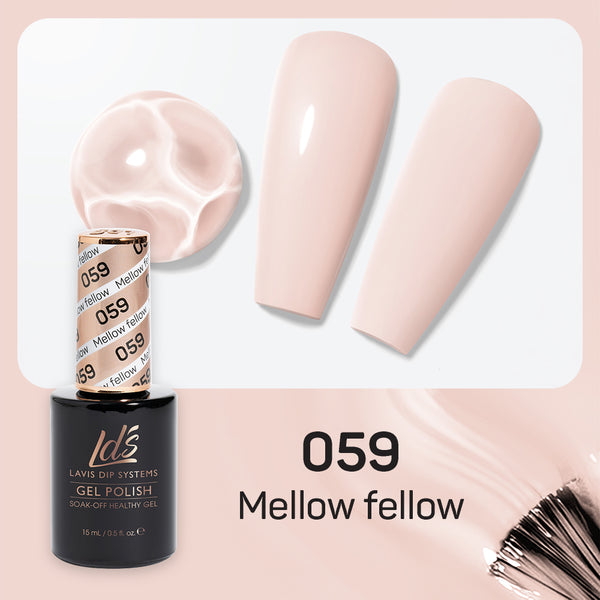  LDS Gel Nail Polish Duo - 059 Mellow Fellow by LDS sold by DTK Nail Supply