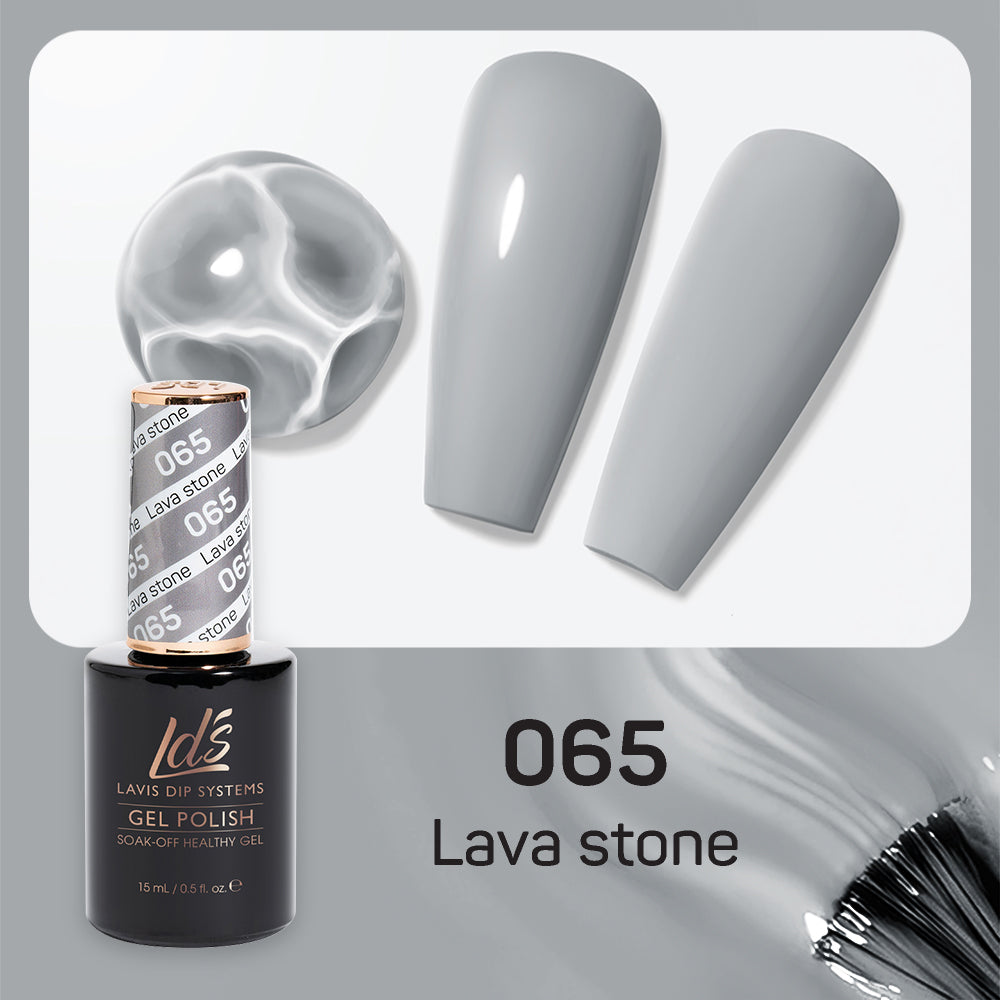  LDS Gel Nail Polish Duo - 065 Lava Stone by LDS sold by DTK Nail Supply