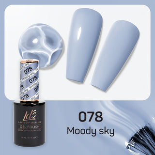  LDS Gel Polish 078 - Blue Colors - Moody Sky by LDS sold by DTK Nail Supply
