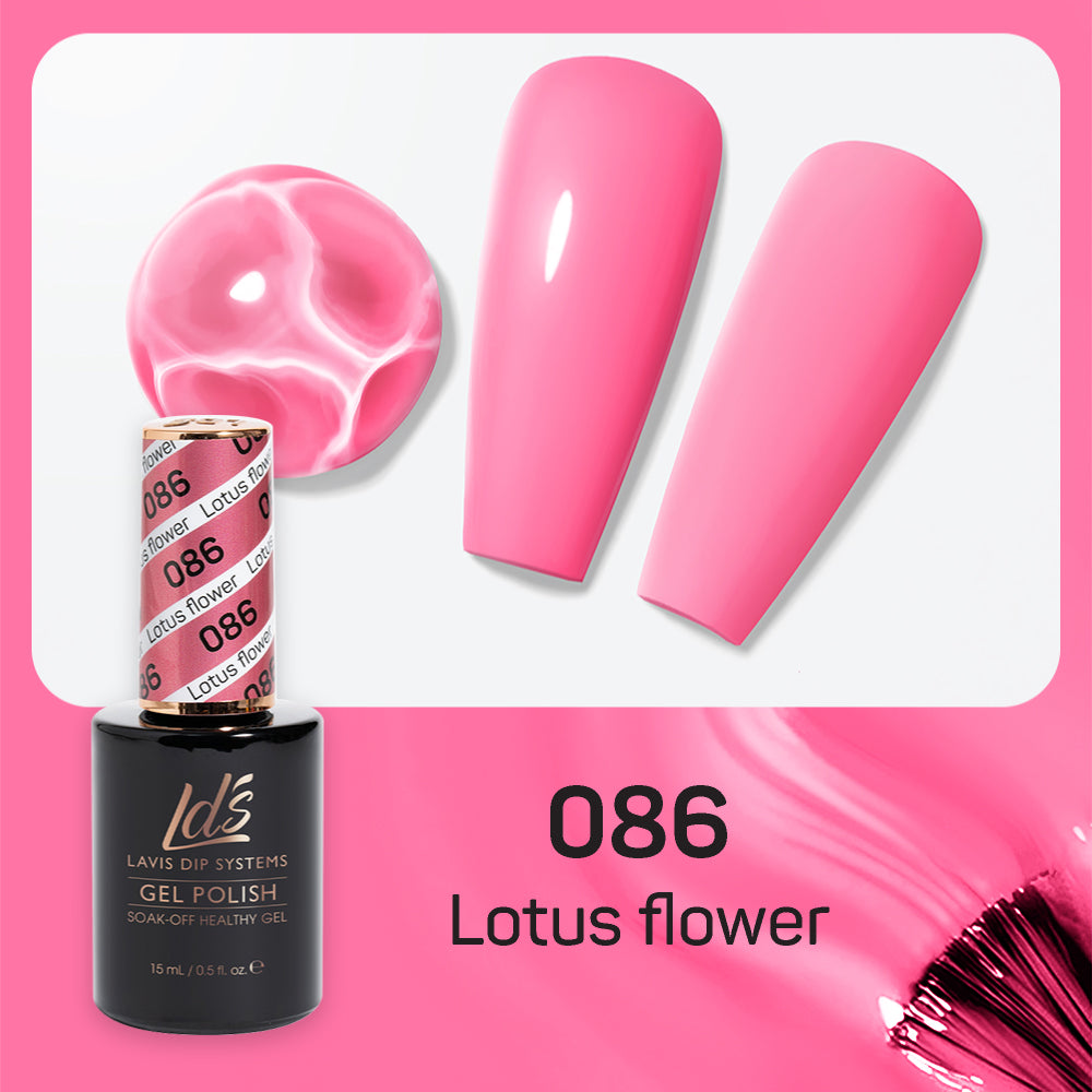  LDS Gel Nail Polish Duo - 086 Lotus Flower by LDS sold by DTK Nail Supply