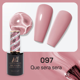  LDS Gel Nail Polish Duo - 097 Pink Colors - Que Sera Sera by LDS sold by DTK Nail Supply