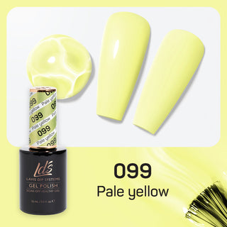  LDS Gel Polish 099 - Yellow Colors - Pale Yellow by LDS sold by DTK Nail Supply
