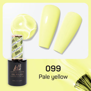  LDS Gel Nail Polish Duo - 099 Pale Yellow by LDS sold by DTK Nail Supply
