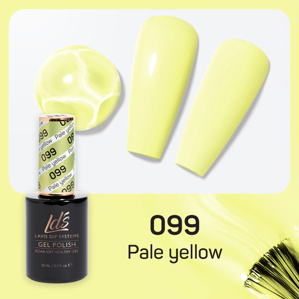  LDS Gel Nail Polish Duo - 099 Pale Yellow by LDS sold by DTK Nail Supply