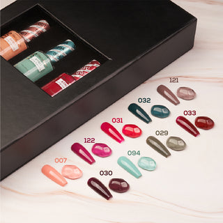  WINTER MOOD - LDS Holiday Healthy Nail Lacquer Collection: 007; 029; 030; 031; 032; 033; 094; 121; 122 by LDS sold by DTK Nail Supply